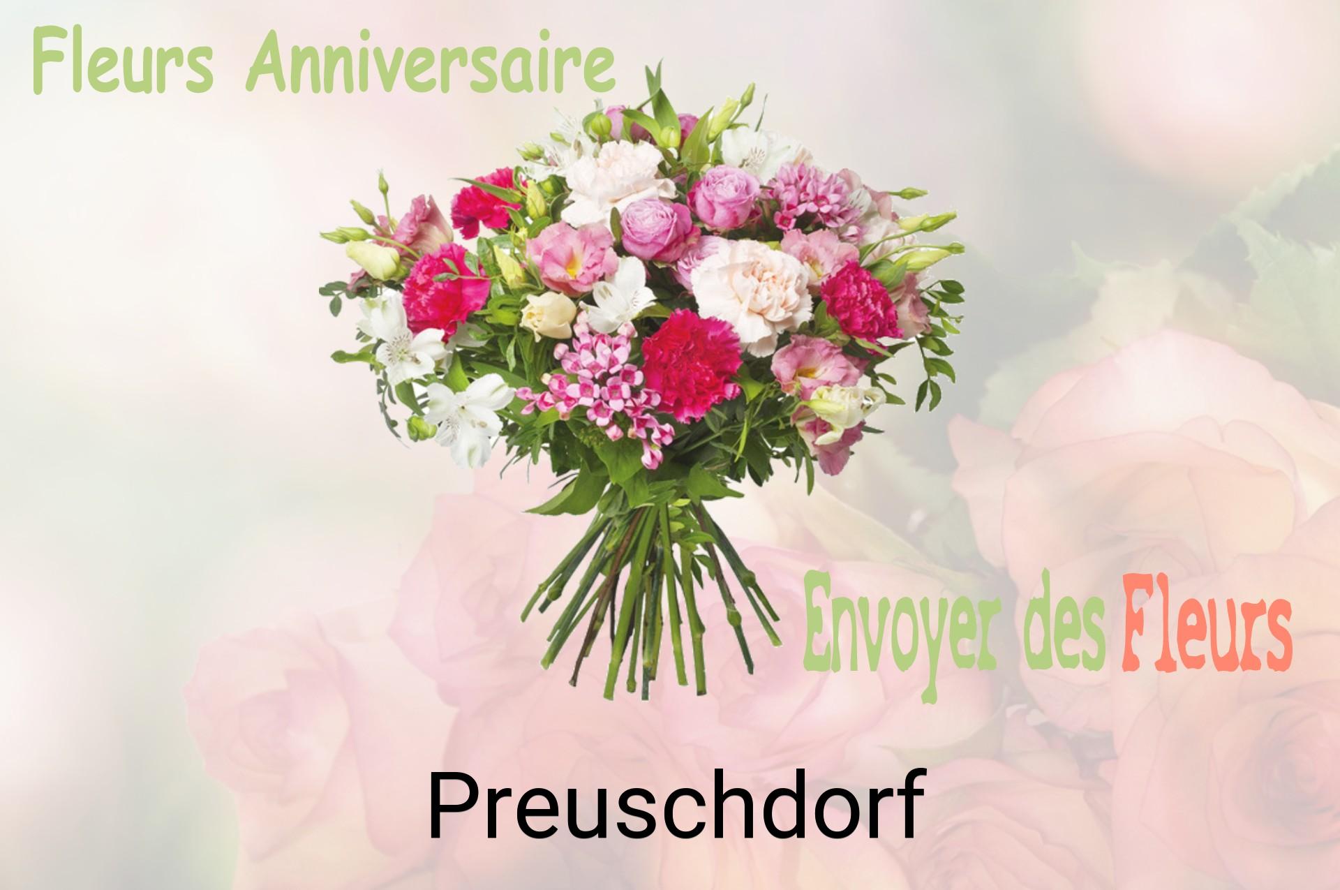 Bouquet de fleurs d’anniversaire livré à Preuschdorf
