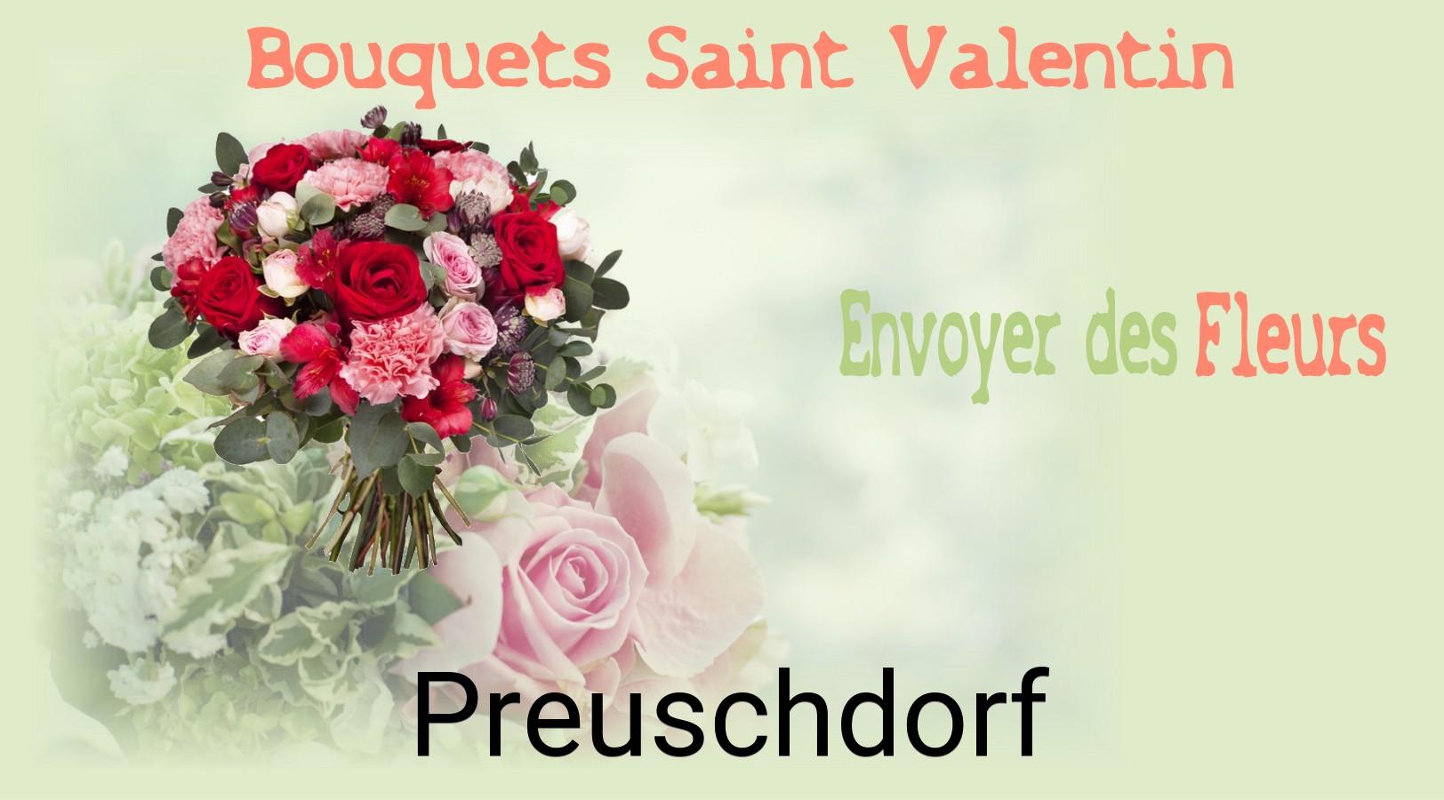 Roses de Saint-Valentin livrées à Preuschdorf